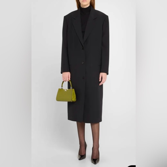 **NWT**Tory Burch Eleanor Mini Leather & Suede Satchel Bag - Picture 7 of 8